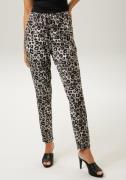 NU 20% KORTING: Aniston CASUAL Comfortbroek of dierenprint of bloemenp...