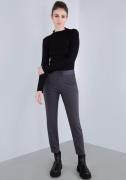 NU 20% KORTING: IMPERIAL Pantalon smalle, verkorte broek met satijnen ...