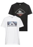 NU 20% KORTING: Quiksilver T-shirt BAYABASBAYANDAL (2-delig, Set van 2...