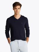 NU 20% KORTING: Tommy Hilfiger Gebreide trui ESSENTIAL COTTON V NECK