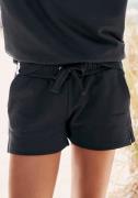 NU 20% KORTING: Lascana Sweatshort van biologische katoen, loungewear