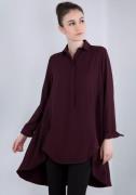 NU 20% KORTING: IMPERIAL Lange blouse in kreukvrije kwaliteit met stre...