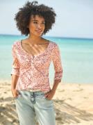 heine Shirt met 3/4 mouwen Gedessineerd shirt (1-delig)