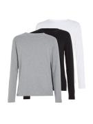 Tommy Hilfiger Underwear T-shirt 3P LS Tee met merklabel (Set van 3)