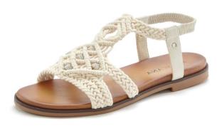 Lascana Sandalen Zomerschoen, open schoen, pantoffel, in trendy haaklo...