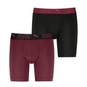 PUMA Boxershort PUMA MEN SPORT MICROFIBER LONG BOXERS 2P (2 stuks, Set...