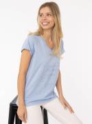 Zwillingsherz Shirt met korte mouwen "Positive Mind" met v-halslijn en...