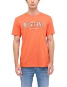 MUSTANG Shirt met korte mouwen Style Austin met logoprint
