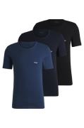 BOSS T-shirt TShirtRN 3P Classic met boss borduurwerk (set, 3-delig)
