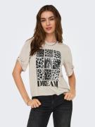 Only Shirt met korte mouwen ONLFREE – T-shirt met print voor casual co...