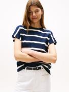 Tommy Hilfiger Shirt met korte mouwen GOLD BUTTON MDRN C-NK SS TEE