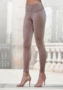Lascana Legging in zachte, elastische velourslook