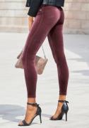 Lascana Legging in zachte, elastische velourslook