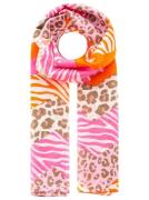 Zwillingsherz Modieuze sjaal Leo Zebra Zickzack met bijzondere kleurri...