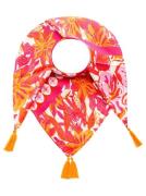 Zwillingsherz Modieus sjaaltje Hawaii Blume met franjes en kleurrijk b...