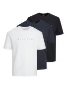 Jack & Jones Junior T-shirt JJESTAR JJ TEE SS NOOS 3PK MP JNR (set, 3-...