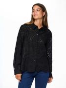 pieces Kanten blouse PCVILDE LS SHIRT WVN NOOS