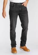 AJC Straight jeans rechtes gesneden, used-look-wassing, lage taille