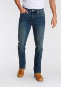 AJC Straight jeans rechtes gesneden, used-look-wassing, lage taille