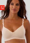 Nuance T-shirt-bh zonder beugel met mooie geborduurde bandjes, lingeri...