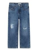 Name It 5-pocket jeans NKFROSE voor meisjes met destroyed-effect en ho...