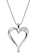 Firetti Lange ketting Hart met zirkoon (synthetisch)