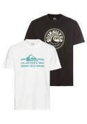 Quiksilver T-shirt DISCO SURF SHORT SLEEVE TEE PACK YM (2-delig, Set v...