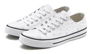 Lascana Sneakers met sterrenprint in glitter-look, vrijetijdsschoen, v...