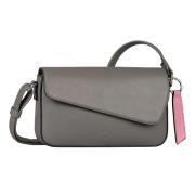 Tom Tailor Denim Schoudertas Neona van fijn glad kunstleer in asymmetr...