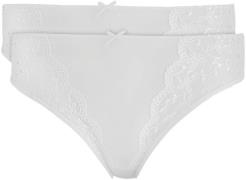 Nina Von C. Jazzpants SILVER EDITION met bloemige kant-inzetten en sat...