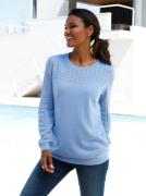 Classic Basics Trui met ronde hals Ajourtrui