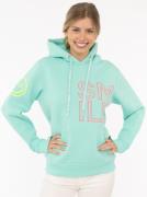 Zwillingsherz Hoodie "Alissa 2.0" met smile borduurwerk voor en achter