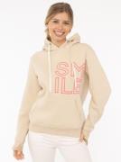 Zwillingsherz Hoodie "Alissa 2.0" met smile borduurwerk voor en achter
