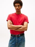 TOMMY JEANS T-shirt TJM ESSENTIAL SOLID TEE met ronde hals en subtiele...