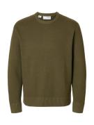 SELECTED HOMME Trui met ronde hals SLHHENNY LS KNIT RELAXED CREW NECK ...