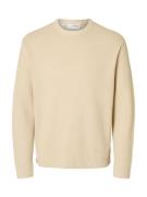 SELECTED HOMME Trui met ronde hals SLHHENNY LS KNIT RELAXED CREW NECK ...