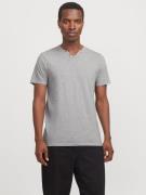 Jack & Jones T-shirt JJESPLIT NECK TEE SS NOOS