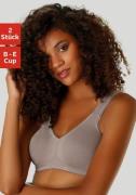 Petite fleur Soft-bh zonder beugels, gemaakt van zacht katoen (Set van...