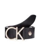 Calvin Klein Leren riem CK ADJ.LOGO BELT 3.5CM