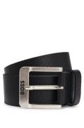 Boss Leren riem Jemio-Gr_Sz40 met gestempeld logo