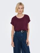 Only Shirt met korte mouwen ONLMOSTER GLITTER S/S TOP NOOS JRS