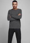 Jack & Jones Trui met ronde hals JJEHILL Effen trui met aangenaam draa...