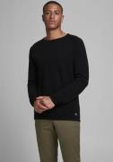 Jack & Jones Trui met ronde hals JJEHILL Effen trui met aangenaam draa...