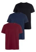 AJC T-shirt losse pasvorm, basic stijl (3-delig, Set van 3)