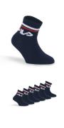Fila Korte sokken JUNIOR UNISEX QUARTER PLAIN SOCKS met gebreid logo i...