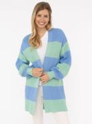 Zwillingsherz Cardigan Katja gestreepte vest met wolpercentage, one si...