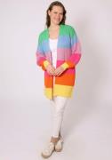 Zwillingsherz Cardigan Katja gestreepte vest met wolpercentage, one si...