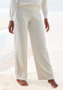Lascana Tricotbroek -Loungebroek met wijd been, loungewear