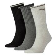 PUMA Sportsokken PUMA UNISEX STRIPED CREW SOCK 3P Comfort-band, badsto...