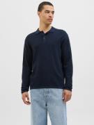 Jack & Jones Gebreide trui JJEGEORGE KNIT POLO LS SN